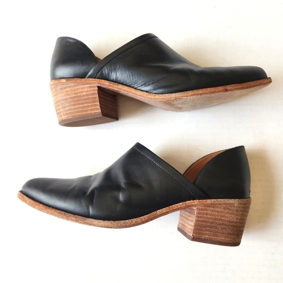 Madewell | Black Leather Ankle Boots, size 9.5 - Picture 1 of 7